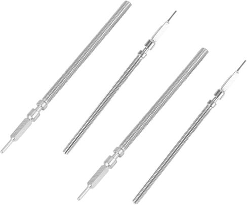10Pcs Watch Winding Stems Replacement Compatible with ETA 6497 6498 Seagull ST36 Watch Movement Repair Tool Parts Watch Repair Tools (Silver) in Saudi Arabia