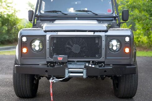 iJDMTOY 8pc Clear Lens Full LED Upgrade Kit Compatible with Land Rover Defender Series 2 3 (Fit Front & Rear Turn Signal, Parking Driving & Brake Tail Light Assembiles) in Saudi Arabia