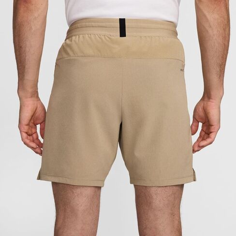 Nike Flex REP 4.0 MEN MEN'S DRI-FIT 7 "شورت اللياقة غير المبطنة (Khaki/Black/Black ، FN3004-247) حجم كبير in Saudi Arabia