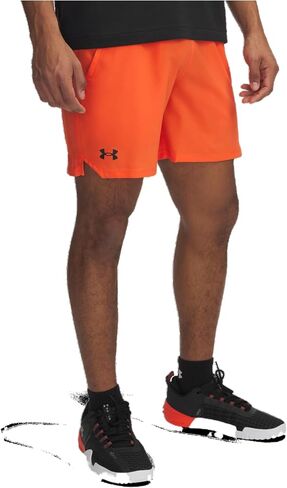 Under Armor Villish 6 "Shorts - Men's (1373718-847 ، Fire/Black) in Saudi Arabia