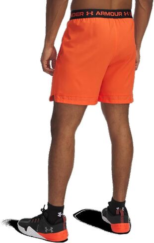 Under Armor Villish 6 "Shorts - Men's (1373718-847 ، Fire/Black) in Saudi Arabia