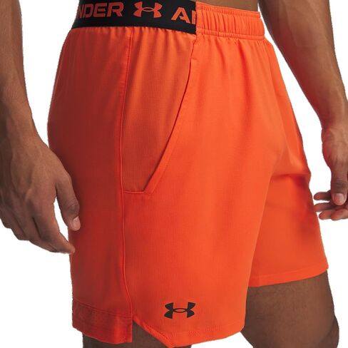 Under Armor Villish 6 "Shorts - Men's (1373718-847 ، Fire/Black) in Saudi Arabia