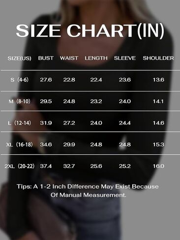 REORIA Long Sleeve Shirts for Women Scoop Neck Going Out Slim Basic Tshirts 2025 Trendy Tops Ribbed Knit Fall Outfits in Saudi Arabia