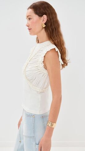 Ulla Johnson Women's Val Ocleveless Top in Kuwait