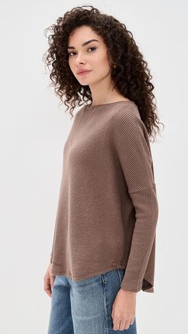Free People Women's Latte Blues Thermal Shirt in Saudi Arabia