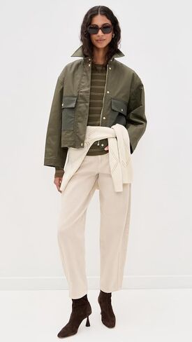 Vince Women's Striped Crew Top in Kuwait