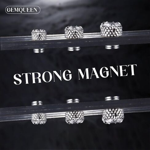 Magnetic Earrings for Men Women - 5A Shiny CZ Dragon Claw Punk Hypoallergenic Stainless Steel Non Piercing Clip on Fake Earrings Studs Gold Silver Black 5/6.5/8MM Not Easy to Fall in Saudi Arabia