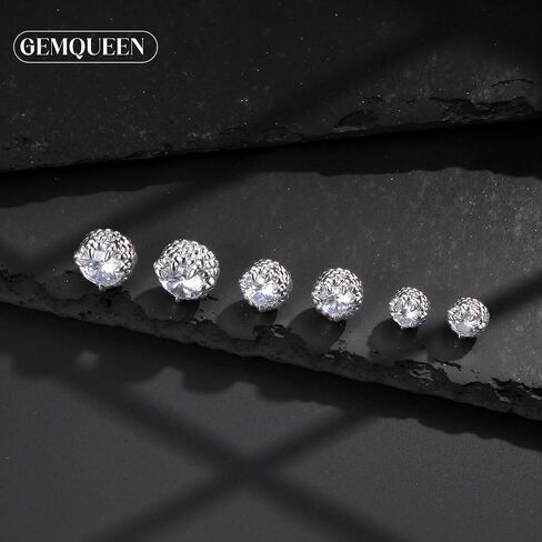 Magnetic Earrings for Men Women - 5A Shiny CZ Dragon Claw Punk Hypoallergenic Stainless Steel Non Piercing Clip on Fake Earrings Studs Gold Silver Black 5/6.5/8MM Not Easy to Fall in Saudi Arabia
