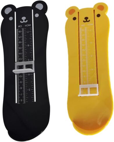 2Pcs Foot Measurement Device Shoe Measurer Ruler for Accurate Sizing Lightweight Material for Adults Easy to Use and Store in Saudi Arabia