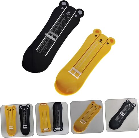 2Pcs Foot Measurement Device Shoe Measurer Ruler for Accurate Sizing Lightweight Material for Adults Easy to Use and Store in Saudi Arabia