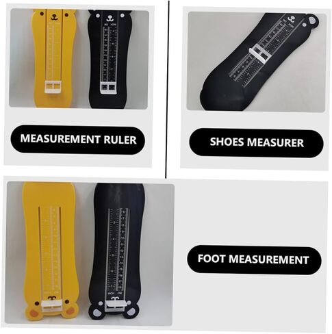2Pcs Foot Measurement Device Shoe Measurer Ruler for Accurate Sizing Lightweight Material for Adults Easy to Use and Store in Saudi Arabia