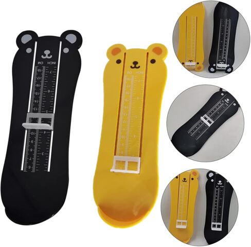 2Pcs Foot Measurement Device Shoe Measurer Ruler for Accurate Sizing Lightweight Material for Adults Easy to Use and Store in Saudi Arabia