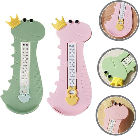 2pcs Boys and Girls Growth Chart Foot Measuring Instrument Ruler Easy to Use for Shoe Measurement in Saudi Arabia