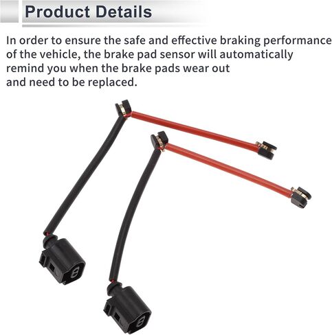 2 Pcs Rear Wheel Brake Pad Wear Sensor No.97060914500 Disc Break Pad Wear Indicator Sensor for Porsche Cayenne 2011-2018 in Saudi Arabia