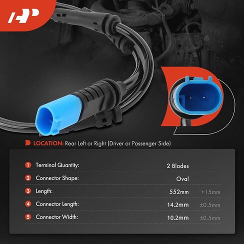 A-Premium Rear Driver or Passenger Brake Pad Wear Sensor Compatible with BMW M2 2023-2024, M3 2021-2024, M4 2021-2024 - Replace# 34358095575 in Saudi Arabia