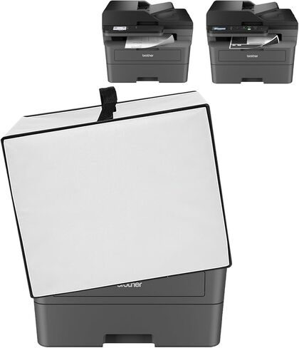 Printer Cover Anti-Static Heavy Duty Heat-Resistant Waterproof Dust Protective Printer Cover Case for Brother DCP-L2640DW Wireless Compact Laser Printer/Brother MFC-L2820DW Wireless Printer (Black) in Kuwait