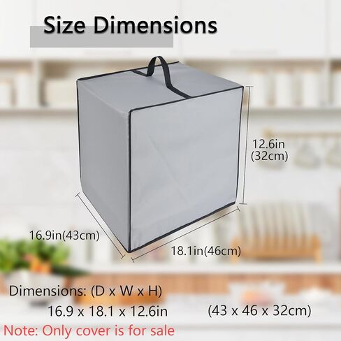 Printer Cover Anti-Static Heavy Duty Heat-Resistant Waterproof Dust Protective Printer Cover Case for Brother DCP-L2640DW Wireless Compact Laser Printer/Brother MFC-L2820DW Wireless Printer (Black) in Kuwait