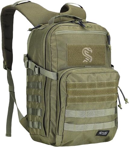 Military Tactical Backpack for Men, Molle Army Rucksack Assault Pack, Bug Out Bag, Laptop Compartment, 24L in Saudi Arabia