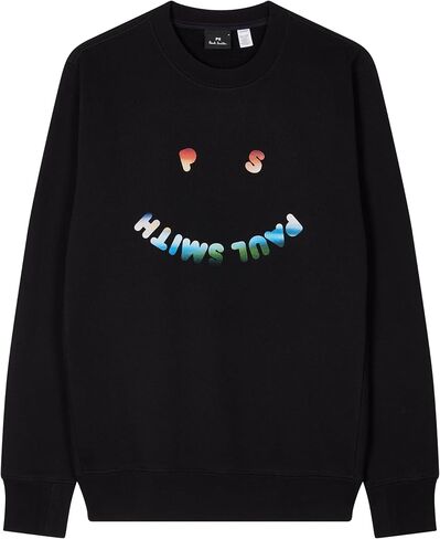 Paul Smith Mens PS PS PS Sweatshirt Happy in Saudi Arabia