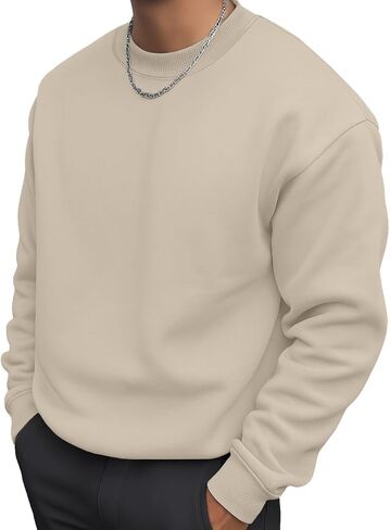 Sailwind Men's Crewneck Casual Sweatshirt Long Sleeve Fashion Cotton Pullovers in Saudi Arabia