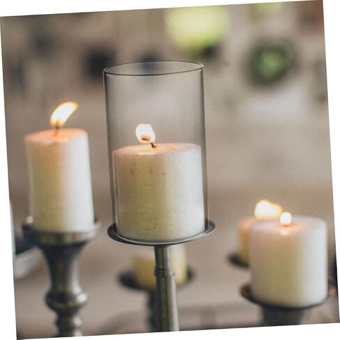 Ciieeo 2pcs Closp Candle Covernes Cloche Cloche Cloche للشموع الزخرفية لأصحاب القبة الزخرفية للديكور المنزلي لحفلات الزفاف والأحداث in Saudi Arabia
