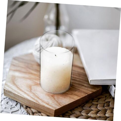 Ciieeo 2pcs Closp Candle Covernes Cloche Cloche Cloche للشموع الزخرفية لأصحاب القبة الزخرفية للديكور المنزلي لحفلات الزفاف والأحداث in Saudi Arabia