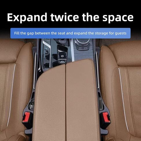 No Drop Seat Guard ، 2025 New Car Gap Gap Filler Organizer ، حرس المقعد للسيارات ， لا يوجد حارس مقعد في المقعد ， حشو الفجوة في مقعد السيارة ， حشو فجوة مقعد السيارة ， لا يوجد حارس مقعد للسيارة ， حشو مقعد السيارة （2pcs） in Saudi Arabia