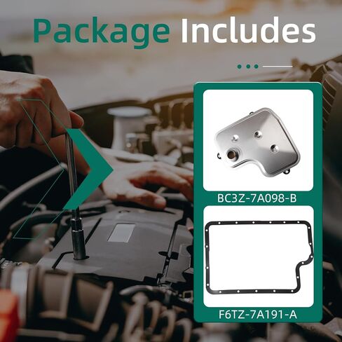 مرشح الإرسال ومجموعة طعنات النقل من أجل Ford F-250 F-350 Super Duty 6.2L 6.7L 6.8L2011-2019 ، لـ Ford F-150 6.2L 2012-2017 استبدل BC3Z-7A098-B ، F6TZ-7A191-A in Saudi Arabia