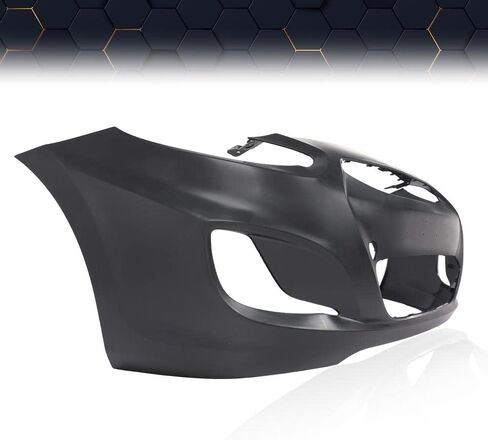Pit66 Primered Presled Pumper Cover ، Pumper Delantero متوافق مع Hyundai Accent 2014-2017 (مناسب لكل من طرز Sedan & Hatchback) Parachoques Delantero 865111R010 ، HY1000201 ، 615343714462 in Kuwait