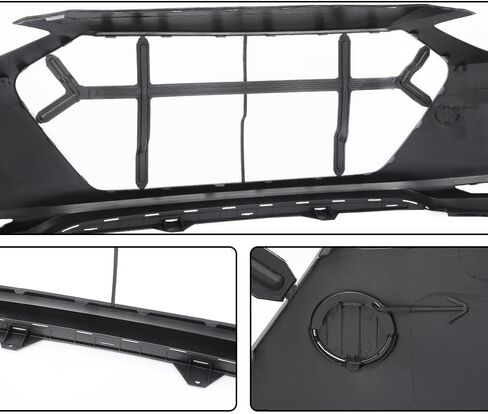 Pit66 Primered Presled Pumper Cover ، Pumper Delantero متوافق مع Hyundai Accent 2014-2017 (مناسب لكل من طرز Sedan & Hatchback) Parachoques Delantero 865111R010 ، HY1000201 ، 615343714462 in Kuwait