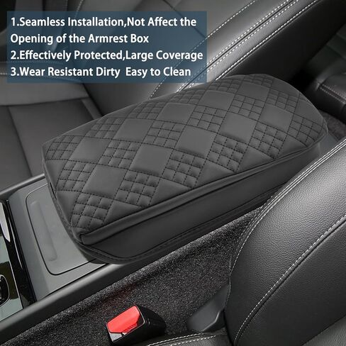 Ruiya 2025 غطاء مسند الذراع Murano لـ Nissan Murano 2025 Center Center Cover Cover Cover Soft Comfy Comfy Thererest Cover متوافق مع 2025 Nissan Murano Platinum/SV/SL in Kuwait