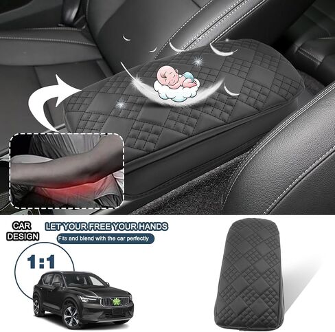 Ruiya 2025 غطاء مسند الذراع Murano لـ Nissan Murano 2025 Center Center Cover Cover Cover Soft Comfy Comfy Thererest Cover متوافق مع 2025 Nissan Murano Platinum/SV/SL in Kuwait