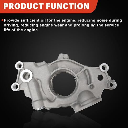 USTAR M365HV Engine Oil Pump Compatible with Chevrolet Avalanche Colorado Impala Silverado Suburban Tahoe, for Buick Allure LaCrosse, for Cadillac CTS Escalade, for Hummer H2 H3 5.3L 6.0L 6.2L V8 in Saudi Arabia