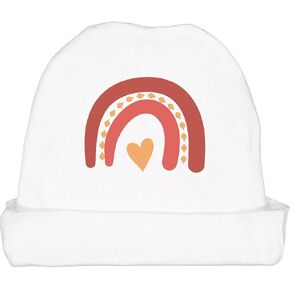 inktastic Red Rainbow, Boho, Bohemian Rainbow, Hearts Baby Beanie Hat in Saudi Arabia