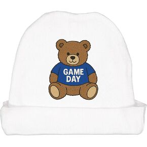 inktastic Game Day Teddy Bear Graphic Baby Beanie Hat in Saudi Arabia