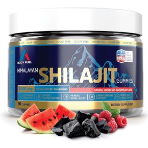 Pure Himalayan Shilajit Gummies – Gold Resin Extract with Fulvic Acid, Sugar-Free Supplement for Energy, Vitality & Immune Support – Vegan, Non-GMO, 90 Count, 45 Day Supply for Men & Women in Saudi Arabia