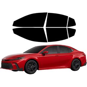 Nano Carbon Window Lint بشكل احترافي لتويوتا كامري 2025 جميع الكتل الجانبية من الأشعة فوق البنفسجية 99 ٪ ، مجموعة الكربون المهنية 6 PCS (35 ٪ الكل) in Kuwait