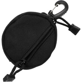 DECHOUS Portable Headphone Storage Bag Waterproof Outdoor Sports Pouch Multi-functional Polyester Earphone Case Carabiner for Travel and Hiking in Saudi Arabia