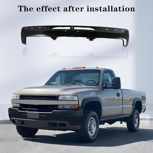 Front Bumper Lower Valance Air Dam Deflector w/o Holes Compatible with Chevrolet 1999-2002 Silverado 1500 2500 3500 & 2000-2006 Suburban/Tahoe in Saudi Arabia