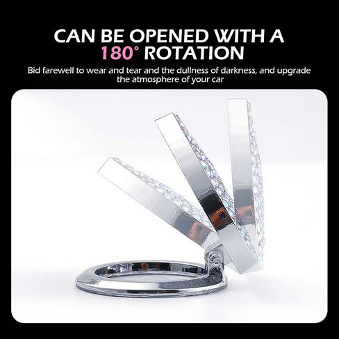 غطاء زر بدء تشغيل PLING ، ملصق غطاء زر الإشعال CUE HEART ، أزرار بدء محرك RHINESTONE CRISTAL ، أغطية أغطية ، إكسسوارات الديكور الداخلية للسيارة لمعظم السيارات (أسود أبيض） in Saudi Arabia