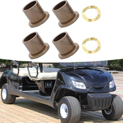 Steering Knuckle Bushing Kit 102288201 King Pin Spindle Lower Bushings with Wave Washer Replacement for Club Car Precedent 2004-Up Replacement for Club Car Tempo 2018-UP Replace# 102288401 in Saudi Arabia