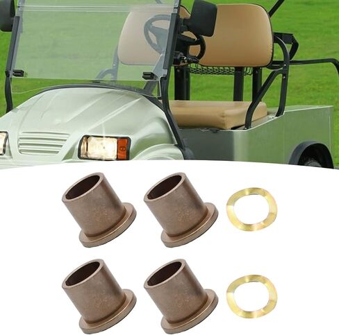 Steering Knuckle Bushing Kit 102288201 King Pin Spindle Lower Bushings with Wave Washer Replacement for Club Car Precedent 2004-Up Replacement for Club Car Tempo 2018-UP Replace# 102288401 in Saudi Arabia