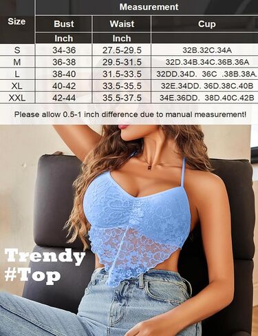 Avidlove Lace Tops for Women Sexy Crop Top Halter V Neck Cami Lingerie Y2K Camisoles 2025 Trendy in Kuwait