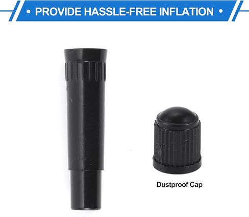 Motoforti 5 Set 39mm Tire Valve Extension with Dustproof Cap Universal Plastic 180 Degrees Tire Valve Stem Extension for Most Cars Truck in Saudi Arabia