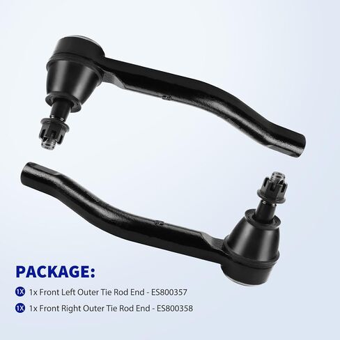 LCWRGS Front Outer Tie Rod Ends Replacement for 2007-2015 Nissan Altima, 2009-2018 Maxima, 2009-2012 Murano FWD, 2 Outer Tie Rod Ends in Saudi Arabia