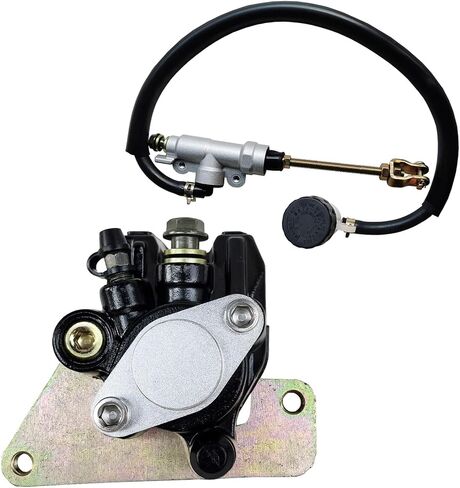 Rear Brake Caliper & Master Cylinder Set Compatible with Suzuki ATV Quadracer 450 LTR450 Quadsport 400 LTZ400 Direct Replacement Parts OEM # 69100-33H00-999 69600-07G00 in Saudi Arabia