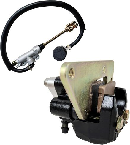 Rear Brake Caliper & Master Cylinder Set Compatible with Suzuki ATV Quadracer 450 LTR450 Quadsport 400 LTZ400 Direct Replacement Parts OEM # 69100-33H00-999 69600-07G00 in Saudi Arabia