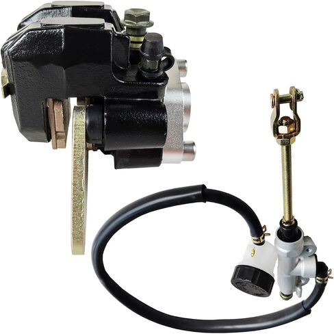 Rear Brake Caliper & Master Cylinder Set Compatible with Suzuki ATV Quadracer 450 LTR450 Quadsport 400 LTZ400 Direct Replacement Parts OEM # 69100-33H00-999 69600-07G00 in Saudi Arabia