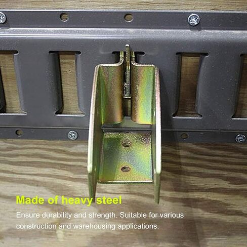 kimiss 4pcs e track wood beam end socket ، fit مع 2x4 2x6 add bar قابلة للإزالة قوس التخزين الثقيل لخشب الخشب لمقطورة الشاحنة van rv cargo (أسود) in Saudi Arabia
