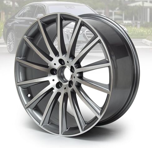18" x 8.5" Rear Wheel Rim for Mercades-Benz-C300 C350 2015-2018, Aluminum Alloy Replacement Rim 85371, Fits for Rear Wheel Only in Saudi Arabia